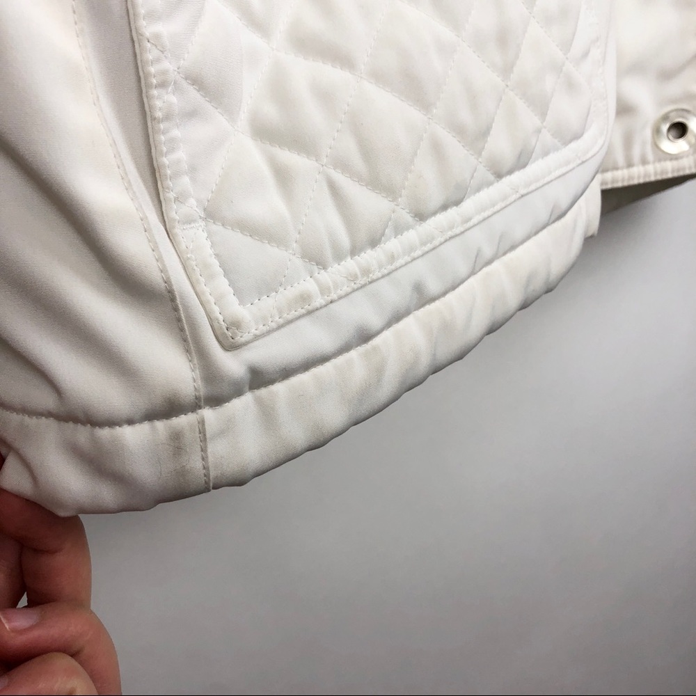 Weather Tamer White Winter Jacket w/ Removable Hood - Picture 14 of 16